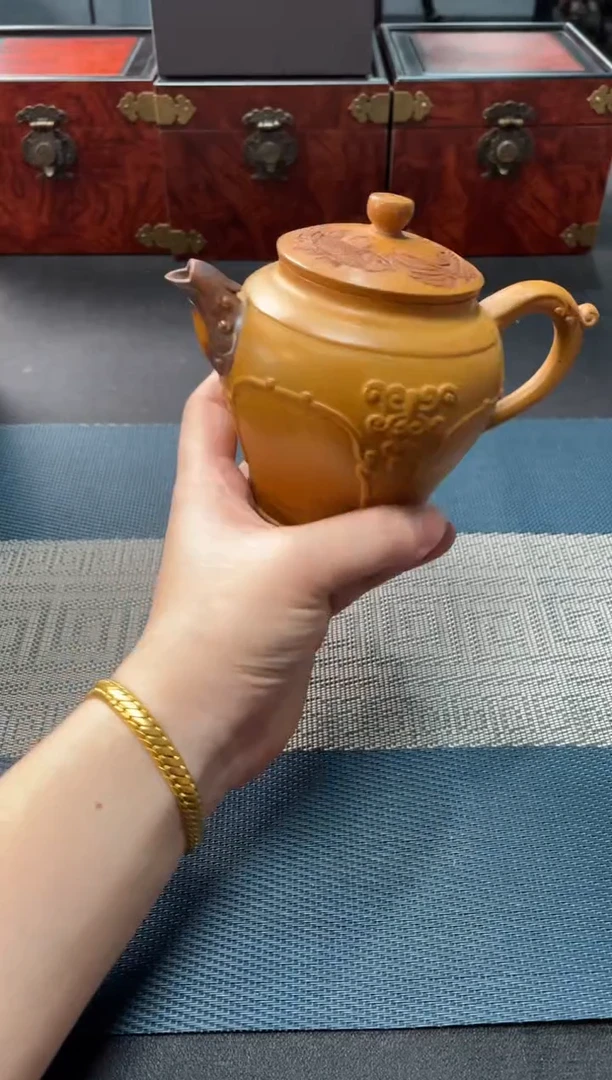 茶壶紫砂59 宜兴原矿紫砂