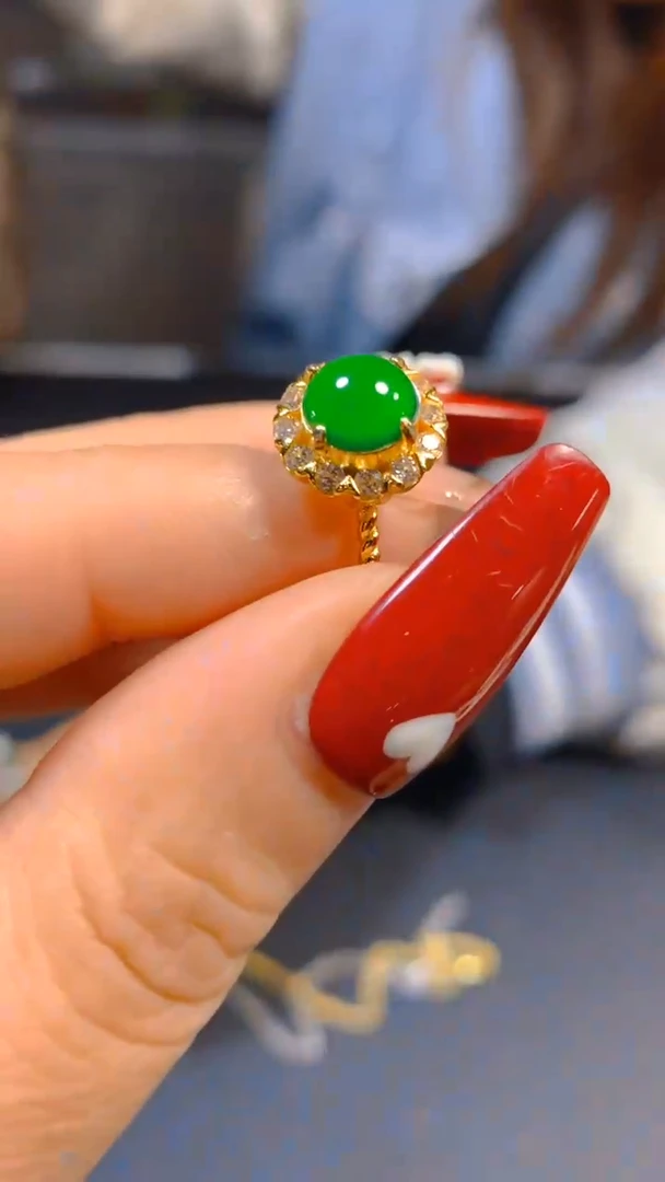 【闪购商品】翡翠戒指未镶嵌0565258459多样性发一