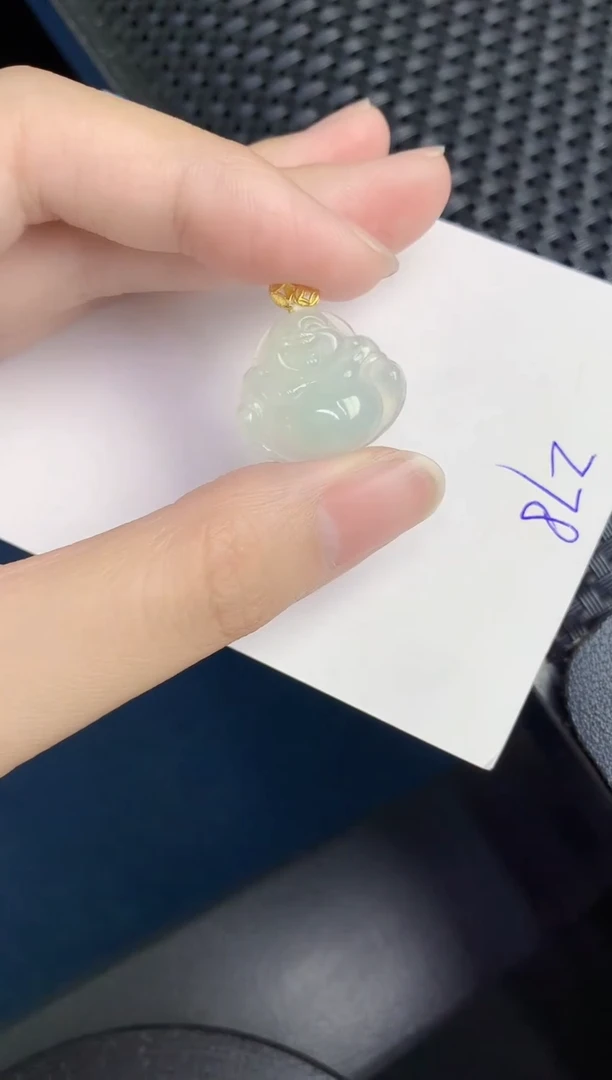 翡翠未镶嵌颈饰天然翡翠緬甸A貨