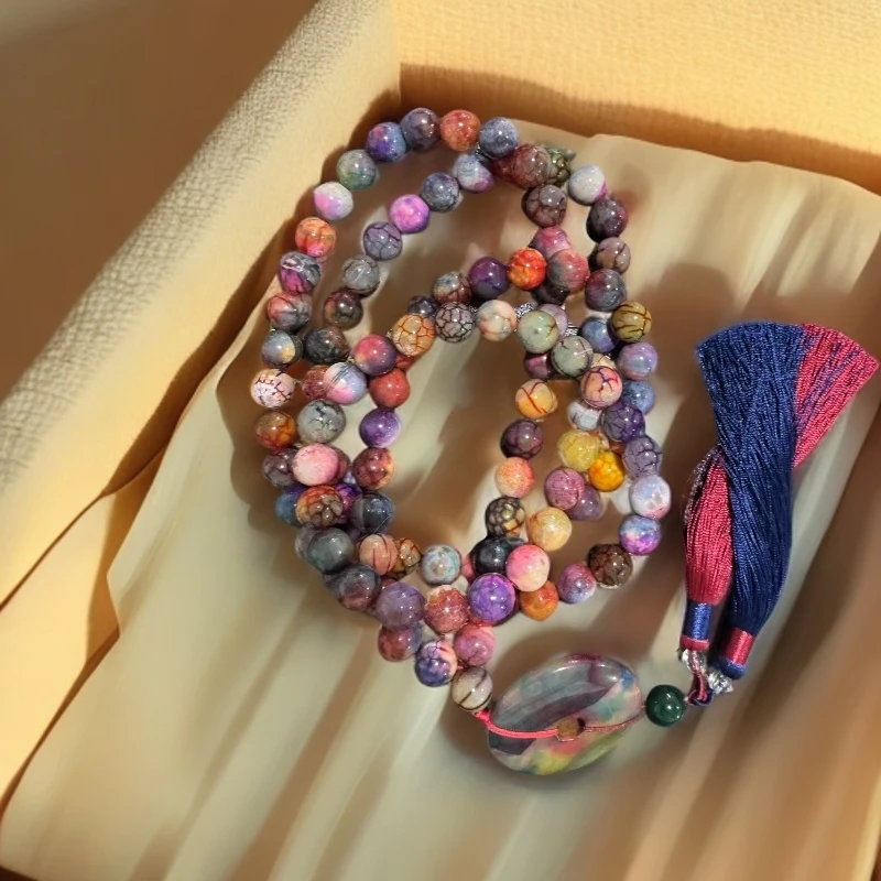 【百世璀璨 尽耀光芒】中华龙脉石项链K82