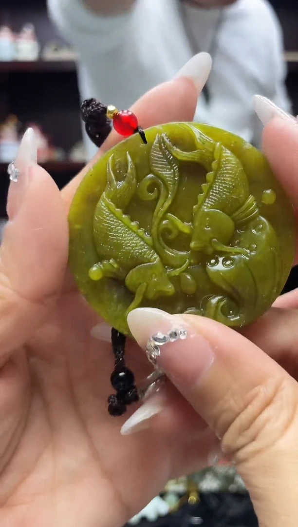 未镶嵌岫玉吊坠多样性发*货拍一发一