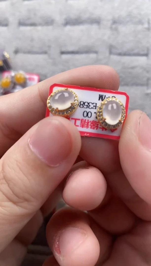 银S925镶嵌戒指翡翠444    1