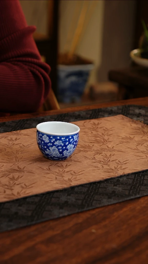 【闪购商品】杯子聚澜堂冰梅点金缸杯