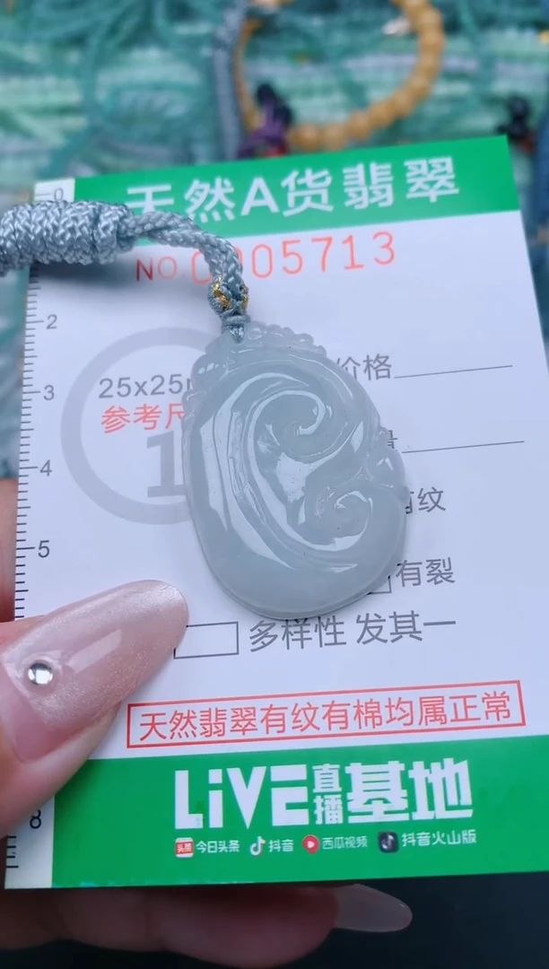 翡翠未镶嵌颈饰.0005713