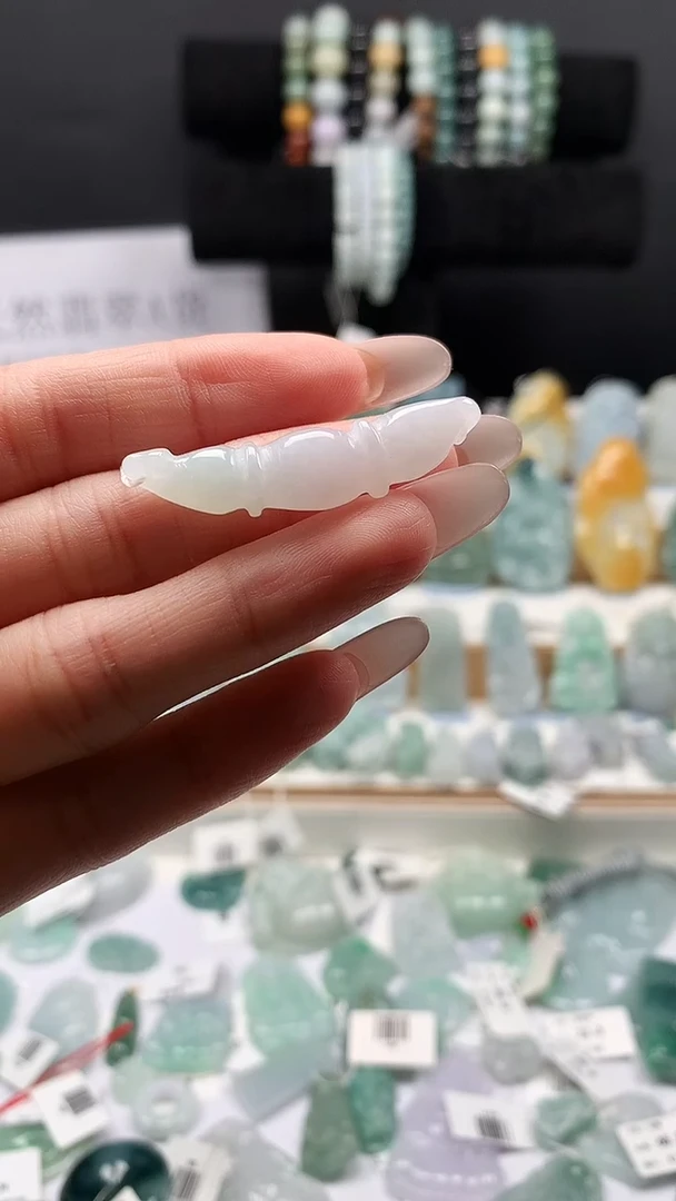 吊坠(不含链)未镶嵌翡翠114藕节手牌