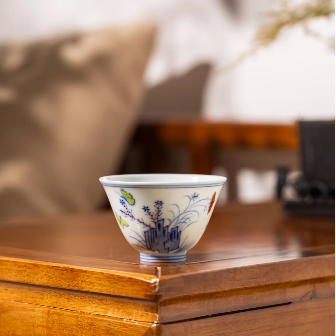 五里雾 斗彩三秋杯