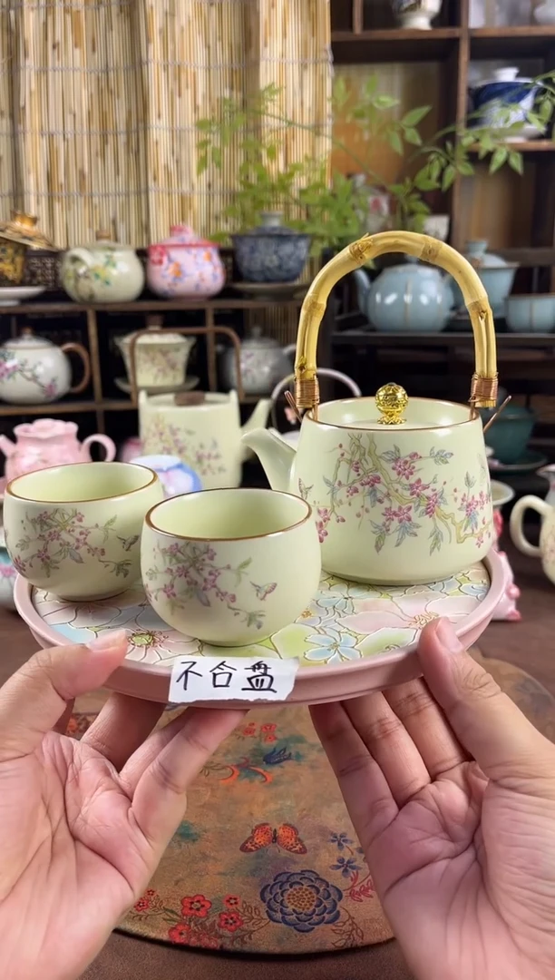 汝窑 1壶2杯 不含盘的