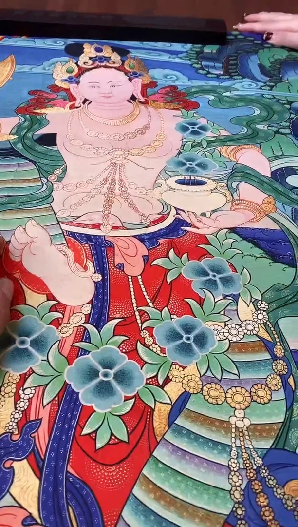 装裱画精美唐卡tk16094