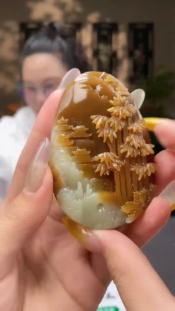 和田玉未镶嵌颈饰C781