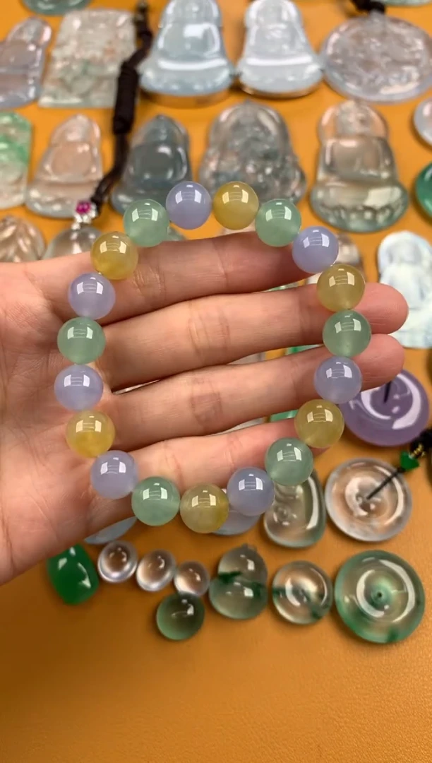 未镶嵌手链翡翠10-19颗
