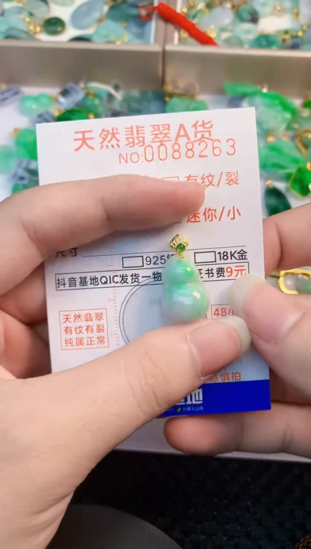 翡翠未镶嵌颈饰           1