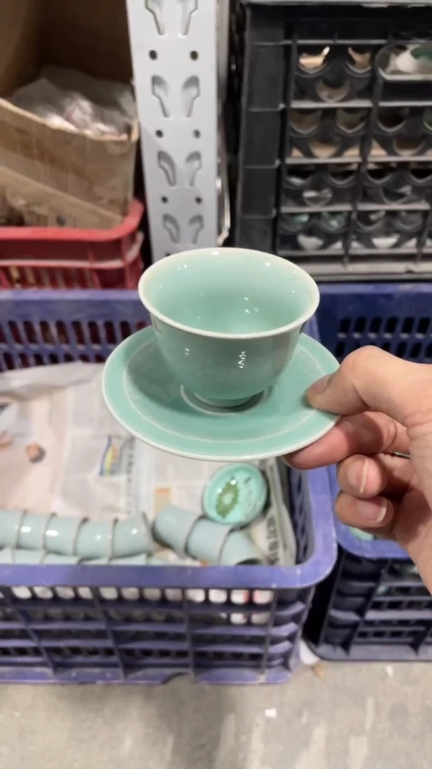 【闪购商品】1杯1拖 特价 福利  慧仙青瓷