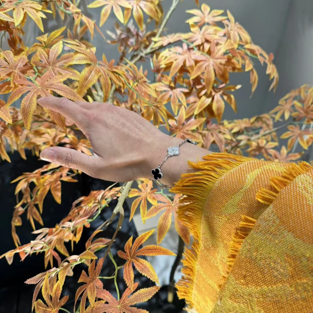 DD家《白金色系》五花手连时尚经典时尚百搭围巾