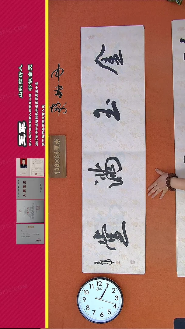 【闪购商品】书法306G王涛书法作品