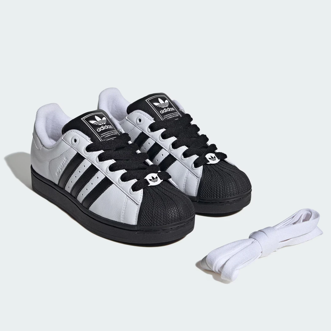 adidas三叶草SUPERSTAR XLG经典贝壳头厚底运动板鞋小白鞋JI0124