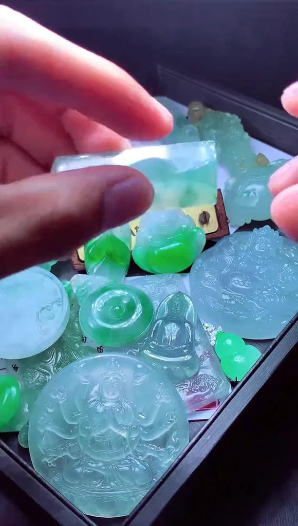 未镶嵌定制翡翠莹*#翡翠毛货定制