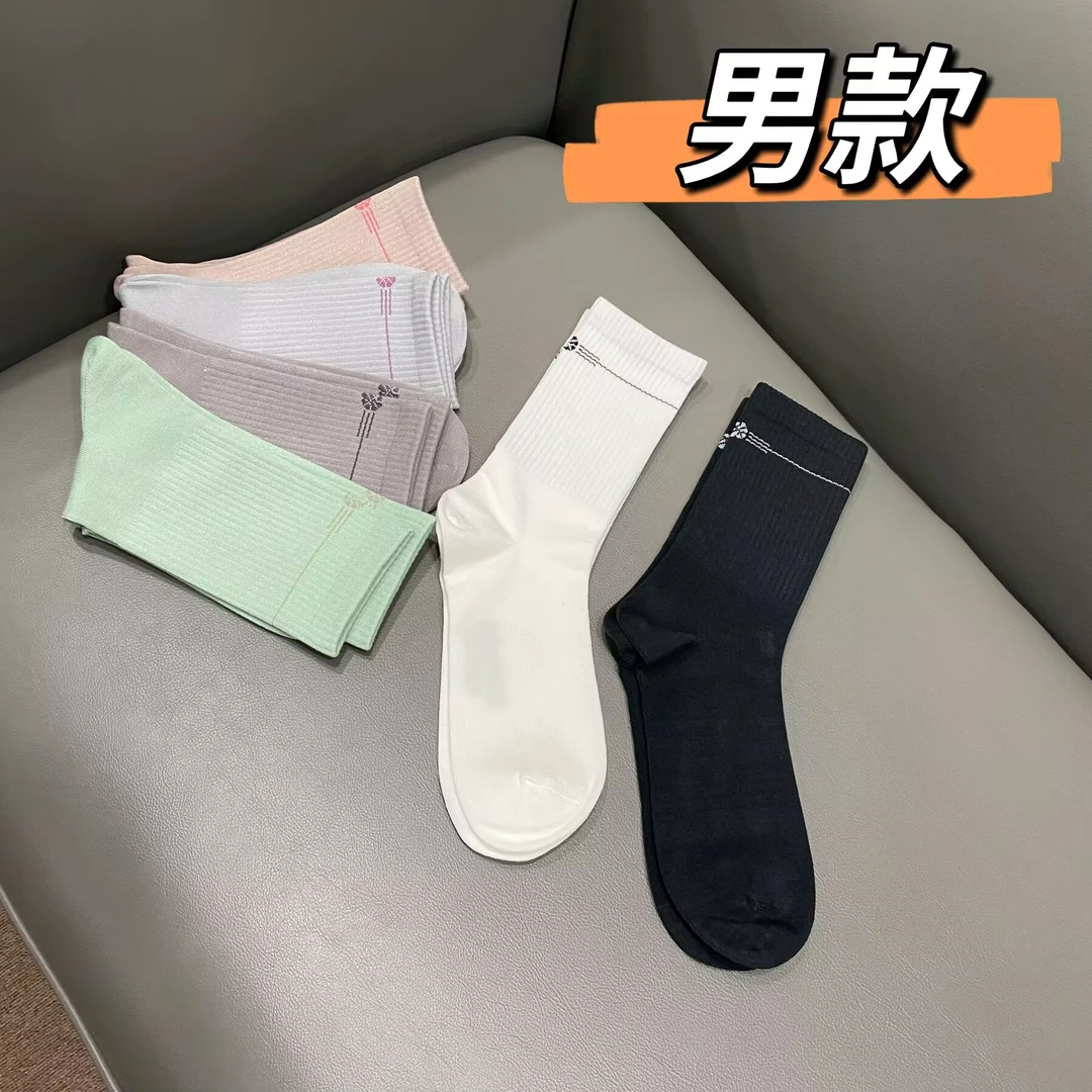 精梳棉四季中筒袜舒适透气吸汗弹力保暖袜