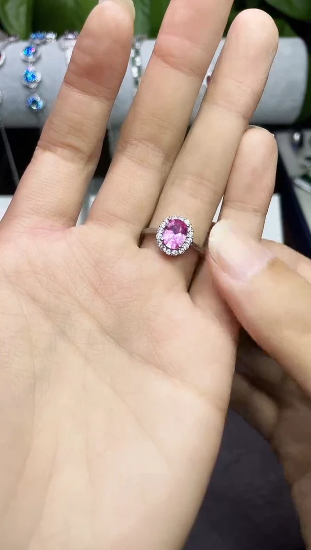 合金合成钻石粉宝戒指