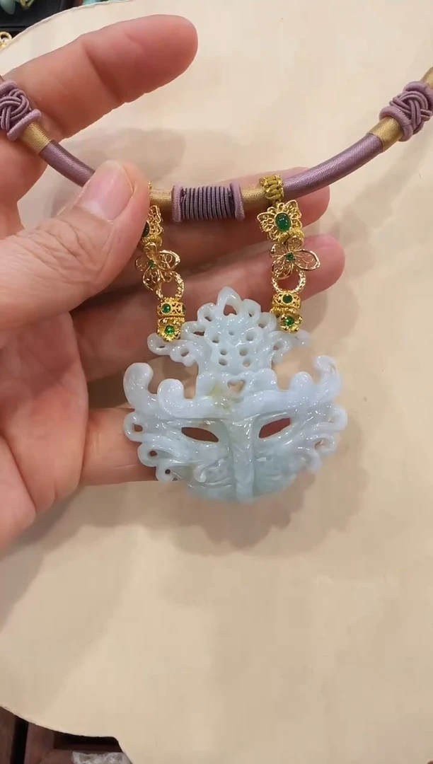 【闪购商品】翡翠颈饰未镶嵌国风