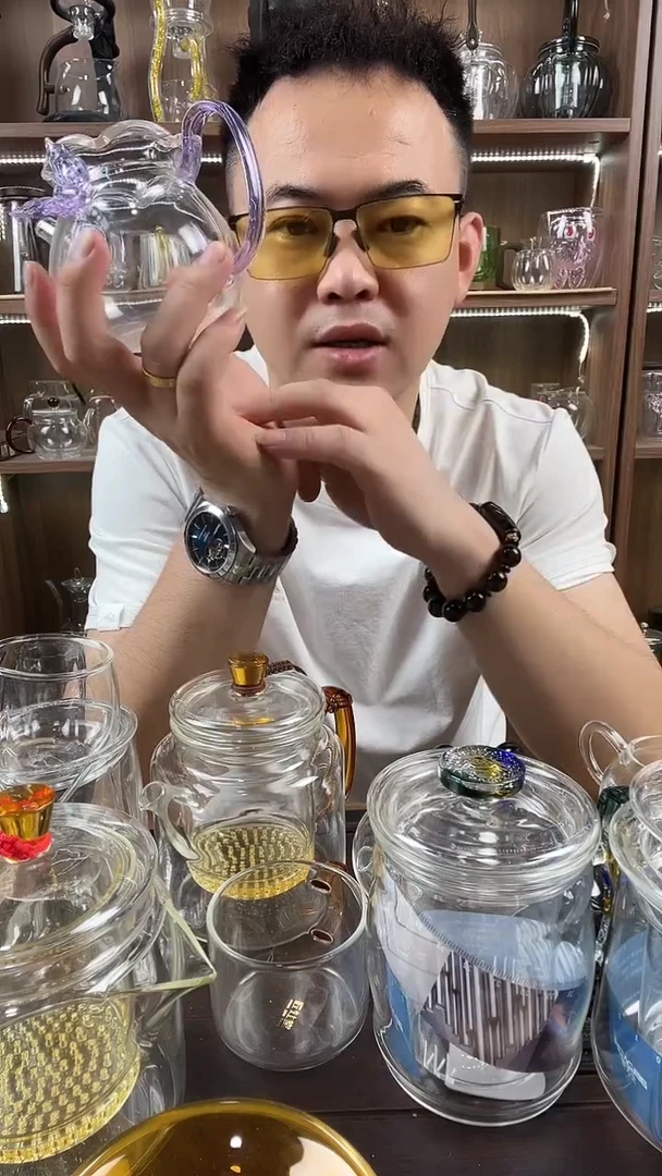钢化玻璃豆芽450煮茶壶盖子