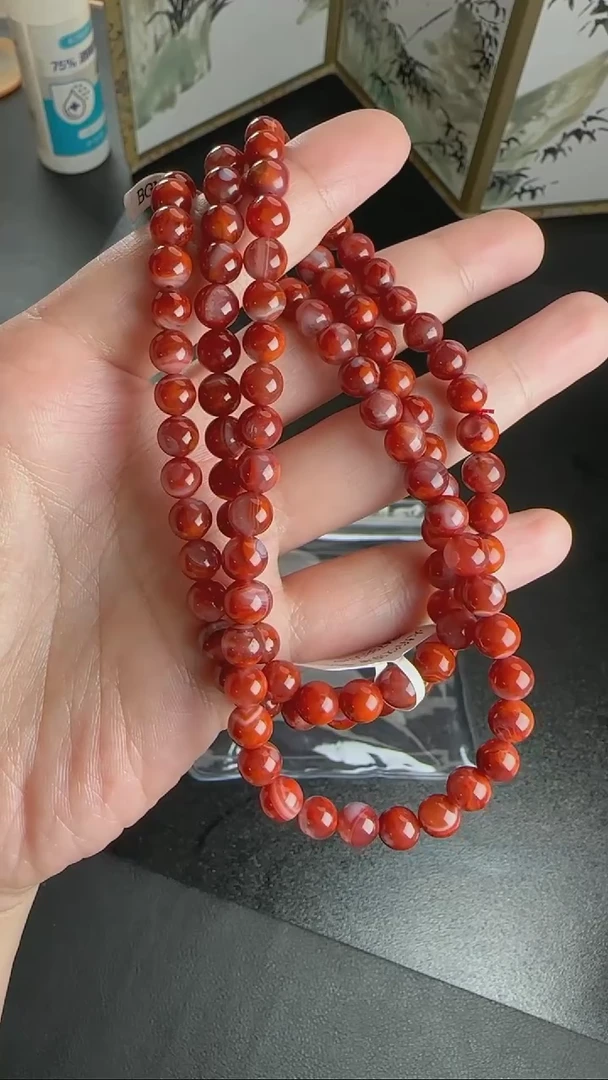 【闪购商品】南红玛瑙颈饰未镶嵌WY0114118原卡6+