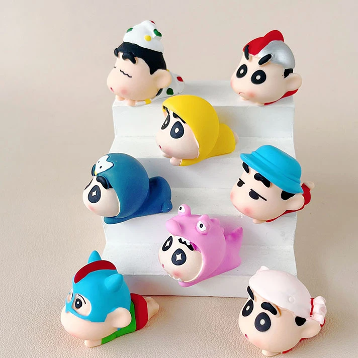 直播专用蜡笔小新树脂手办摆件