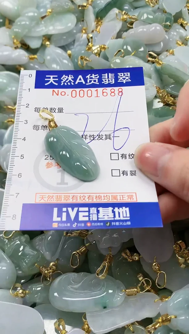 颈饰未镶嵌翡翠纯天然a货翡翠