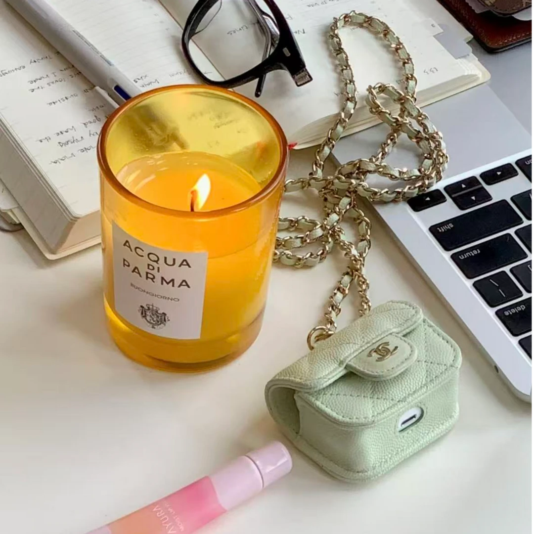 95新 Chanel/香奈儿 薄荷绿耳机包 6.5cm 18731884