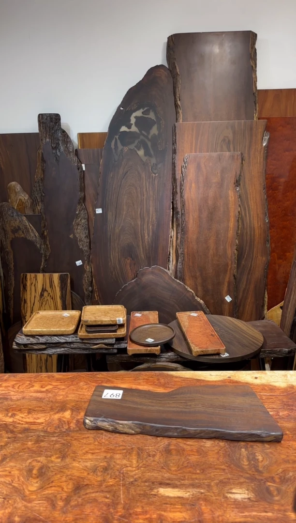 风车木（黑檀木）尺寸37*15*2.3编号897