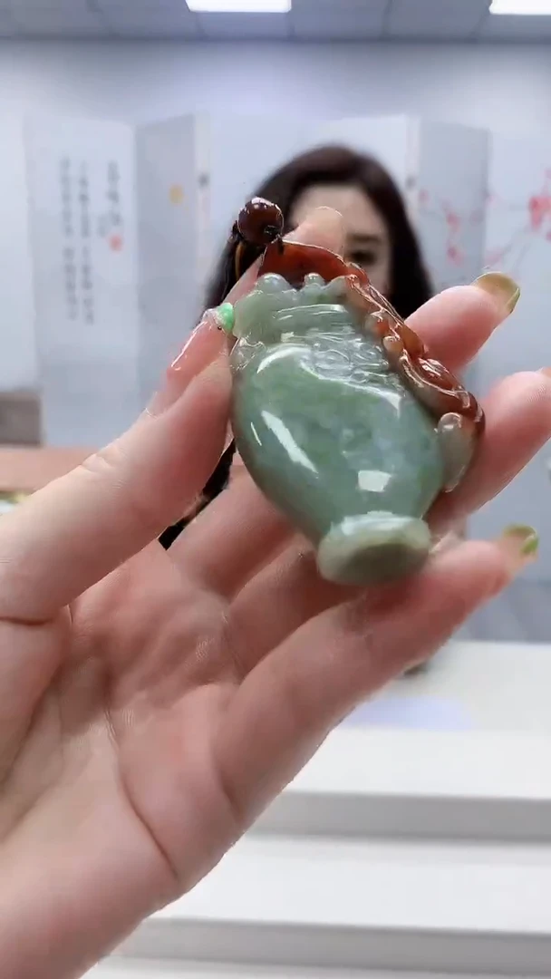 未镶嵌定制翡翠4829ry-毛货挂件97