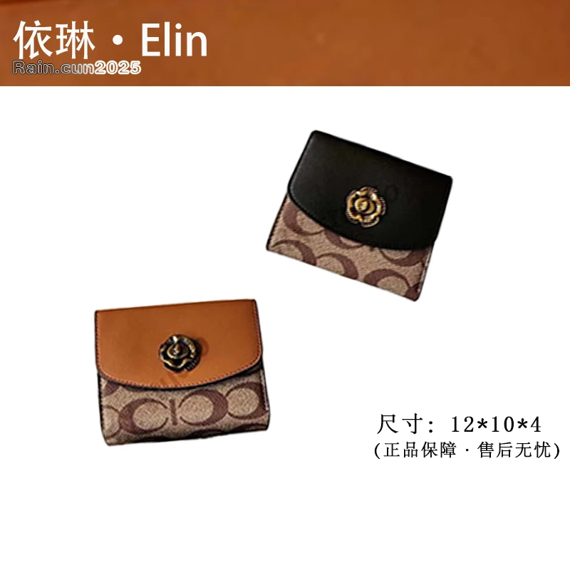 【Elin定制】2025年秋冬新款女包时尚设计单肩包FES-5816-棕色