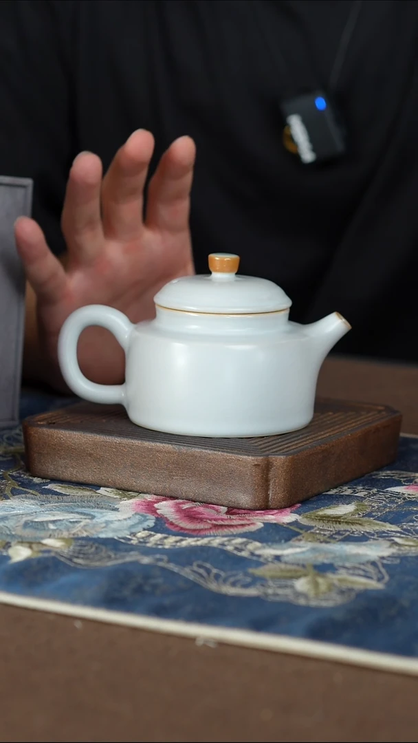 【月白】【汝窑西泠德钟壶】