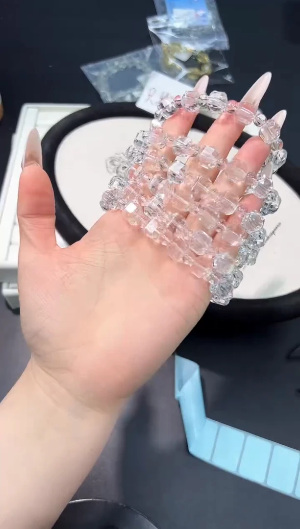 水晶手串未镶嵌29d多样性发其一【1条】默认微瑕