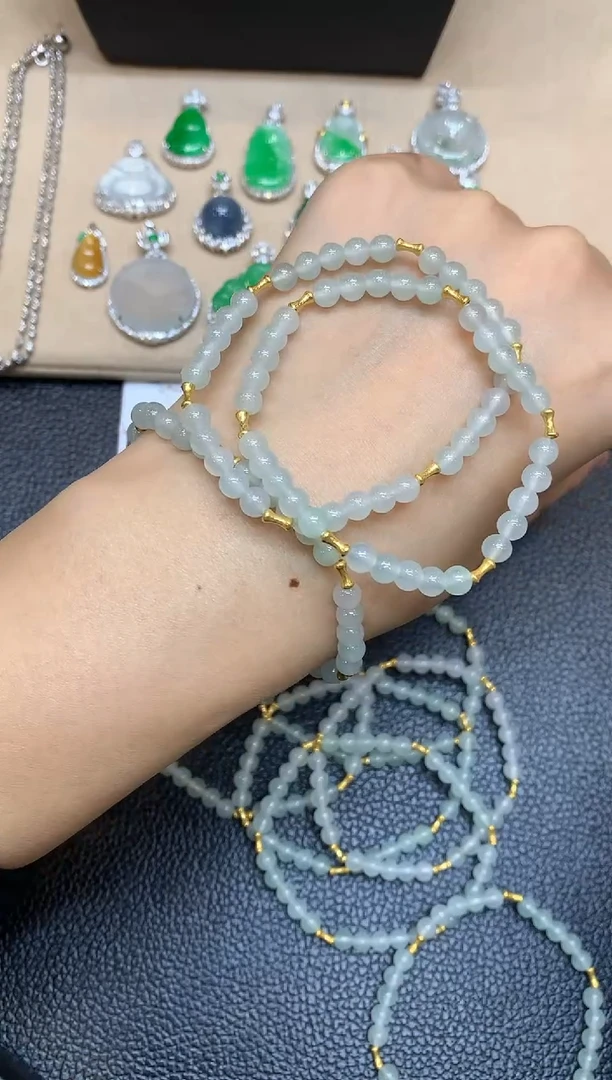 未镶嵌手链翡翠珠子【无服务费多样性发其一