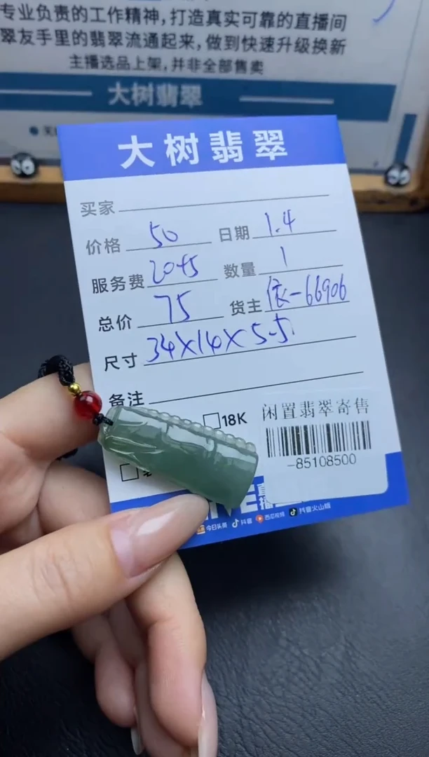 颈饰未镶嵌翡翠多人-85108500