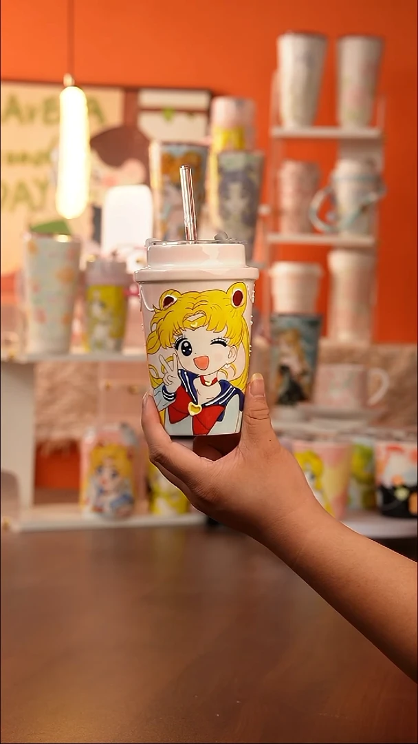 景德镇手工手绘文创陶瓷杯