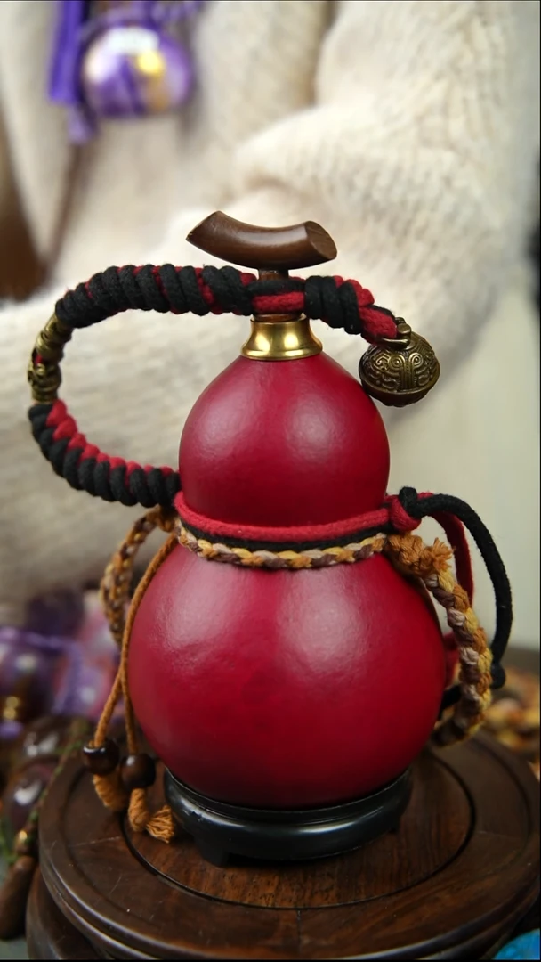 772号480ml左右非遗大漆酒葫芦