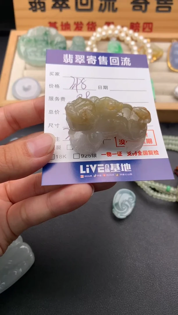 颈饰未镶嵌翡翠10145991