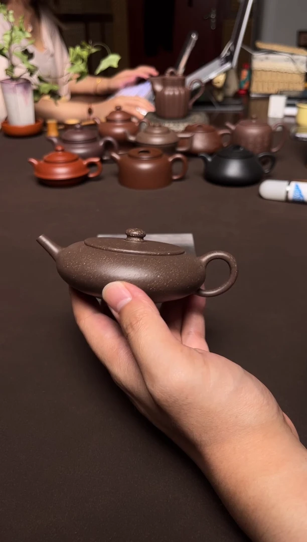茶壶紫砂精工半手 大彬小品壶  老段泥100cc