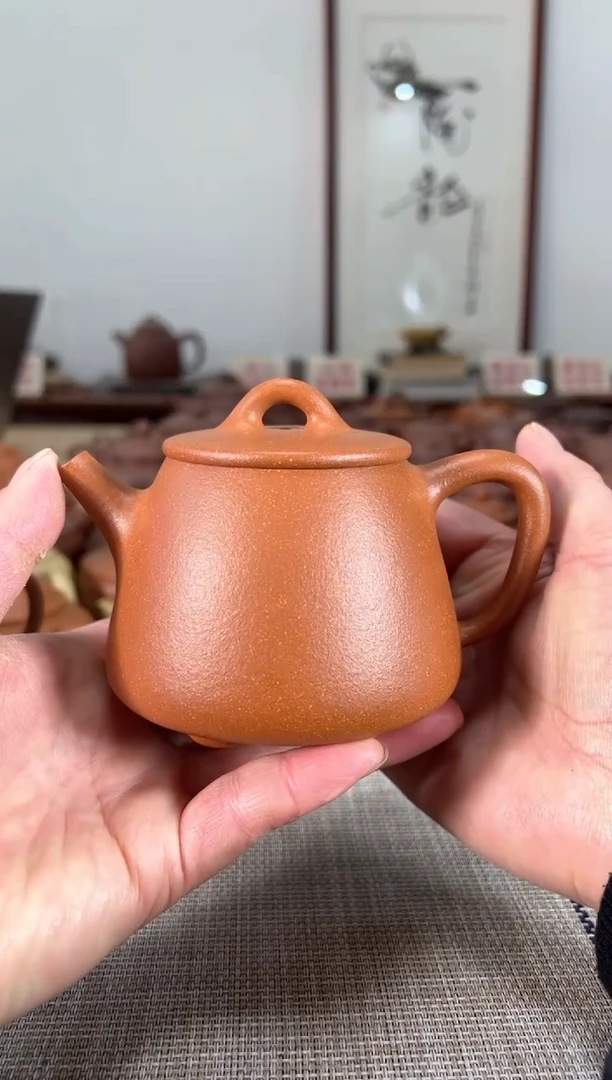 【闪购商品】紫砂茶壶精工半手40目高石瓢265cc左右瑕