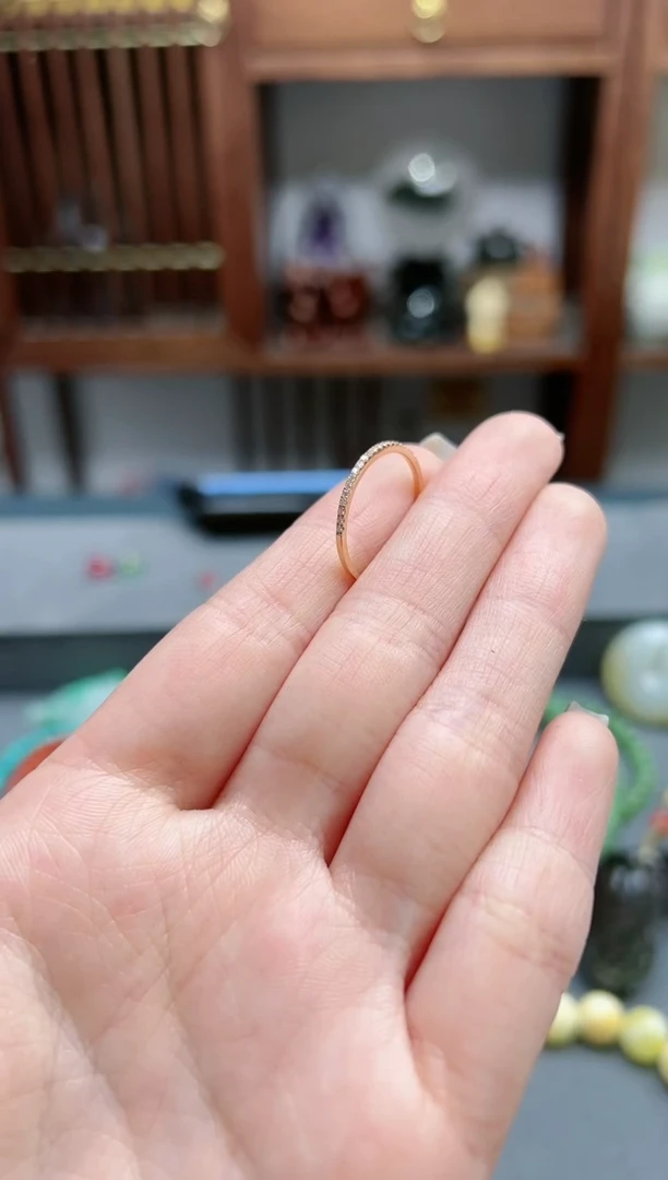 【闪购商品】18K金戒指/指环18k玫瑰金戒指*1 JC