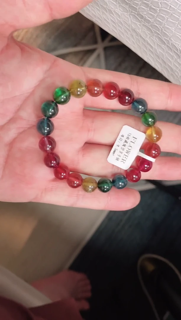 手链未镶嵌碧玺单圈手链9.5+