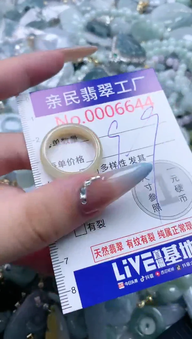 翡翠未镶嵌吊坠(不含链)6644