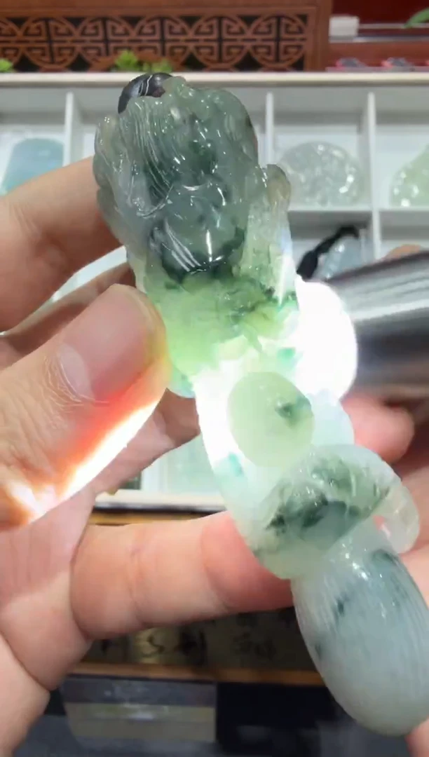 未镶嵌挂件翡翠A货翡翠多样性孤品