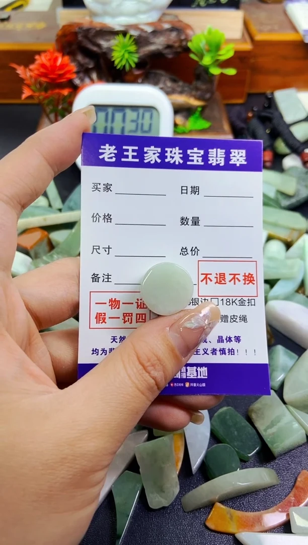 【闪购商品】翡翠颈饰未镶嵌料子