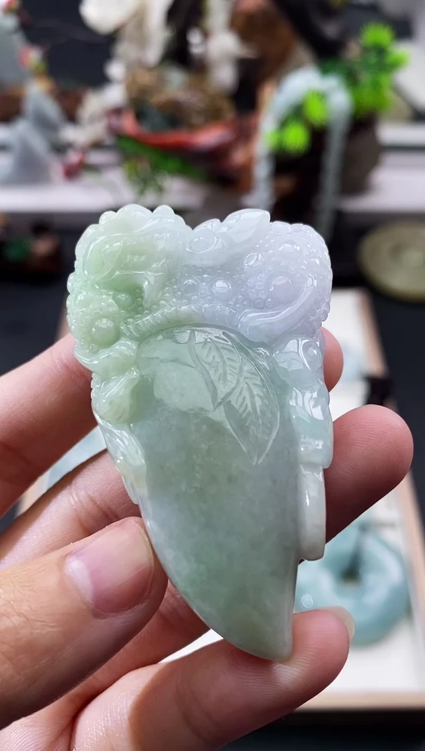 颈饰未镶嵌翡翠天然缅甸A货翡翠