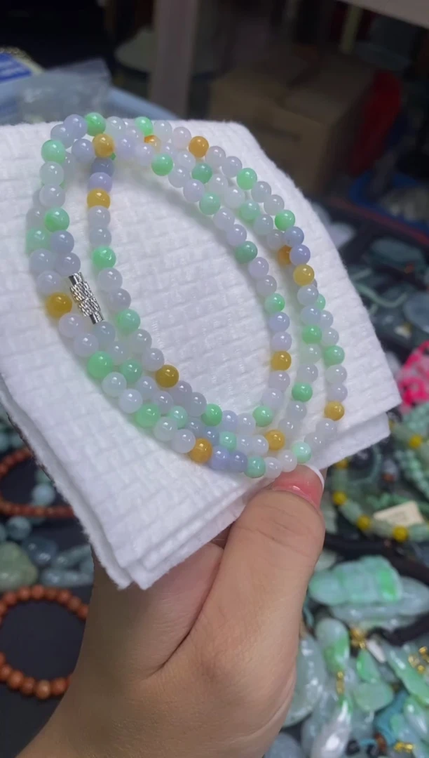 翡翠未镶嵌颈饰闪购0007362