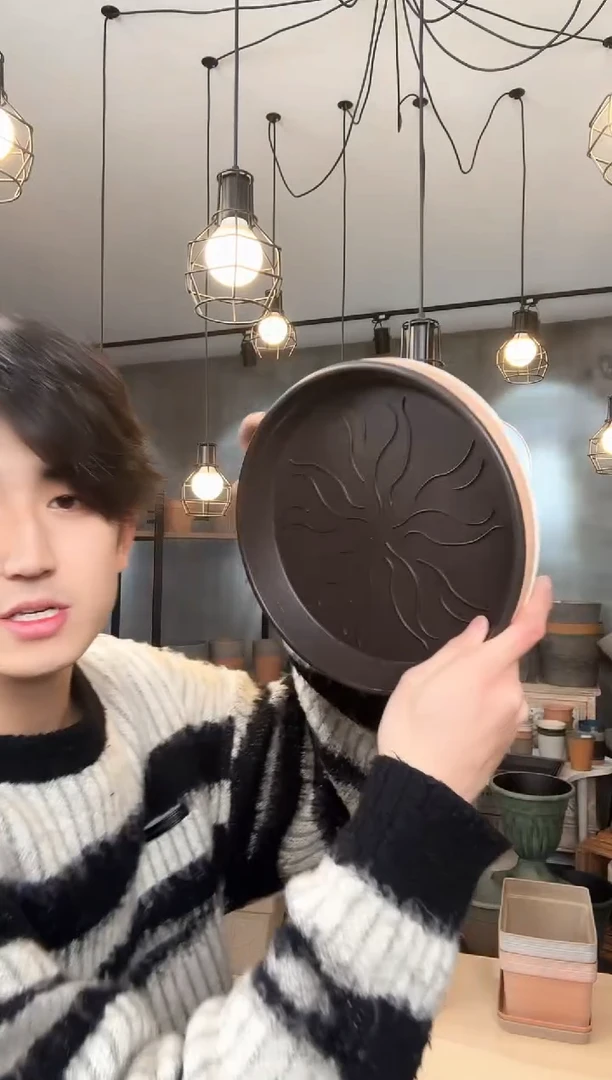 【闪购商品】塑料佛蒙特280底碟卡其粉色30只