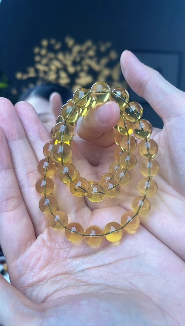 裸石琥珀未镶嵌10+蓝珀妈妈链