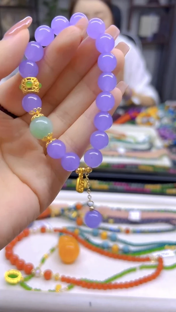 未镶嵌手链翡翠DIY款S488